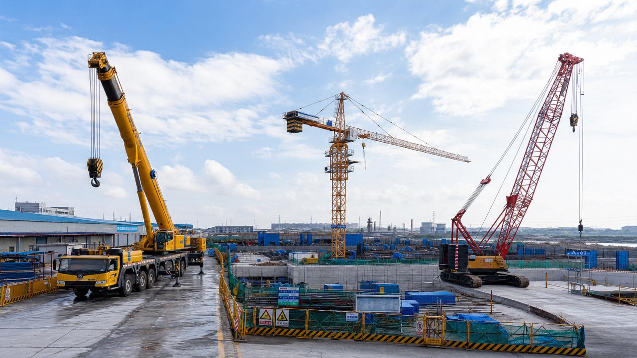 Heavy Lifting Equipment Types Compared: Load Capacity, Reach, and Site Access