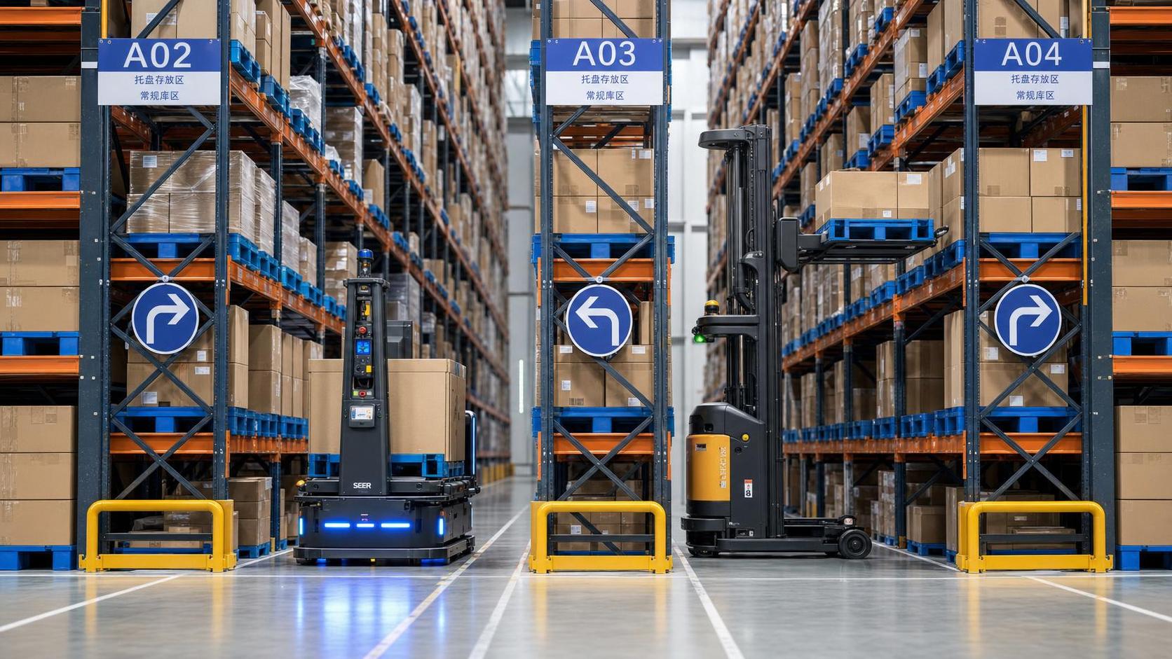 Autonomous Warehousing Vehicles vs Reach Trucks: How to Choose for Aisle Width and Throughput