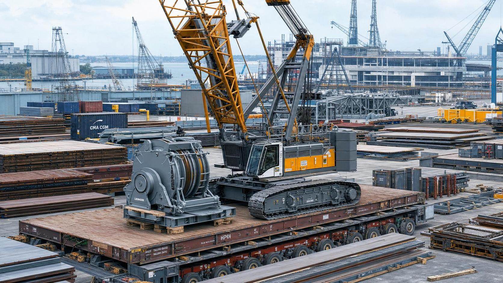 How the Global Infrastructure Supply Chain Affects Crane Lead Times and Project Costs