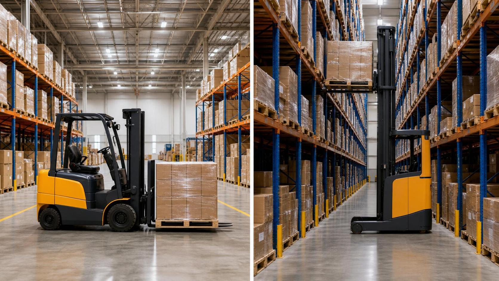 Electric Forklifts vs Reach Trucks: Which Option Fits Indoor Warehouse Operations?
