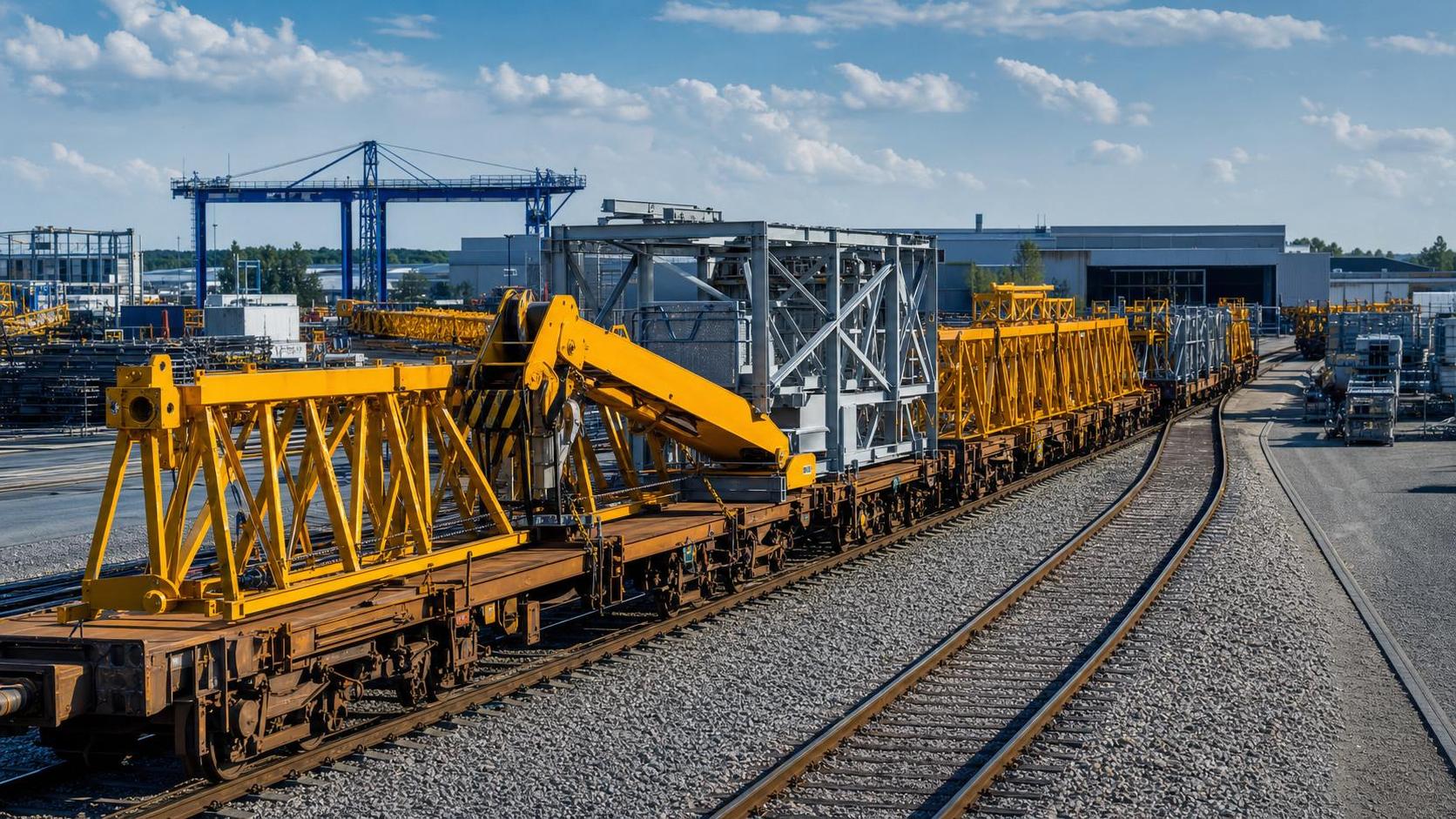 EU Rail Lane Standardizes Tower Crane Deliveries
