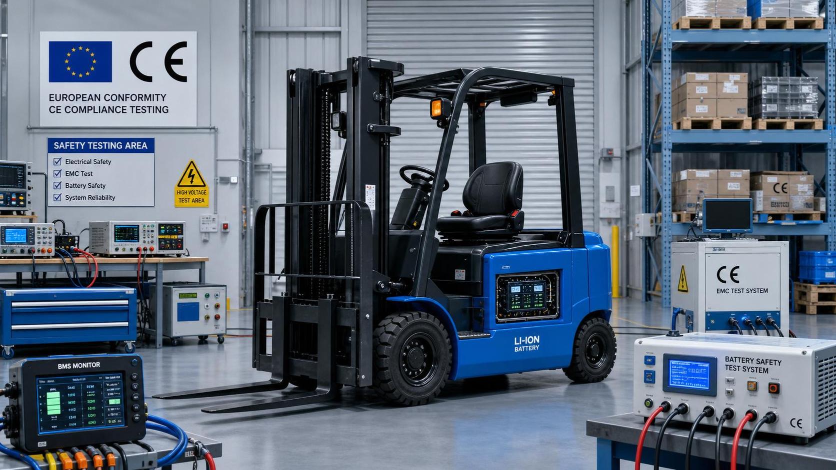 EU Tightens CE Rules for Li-ion Forklifts