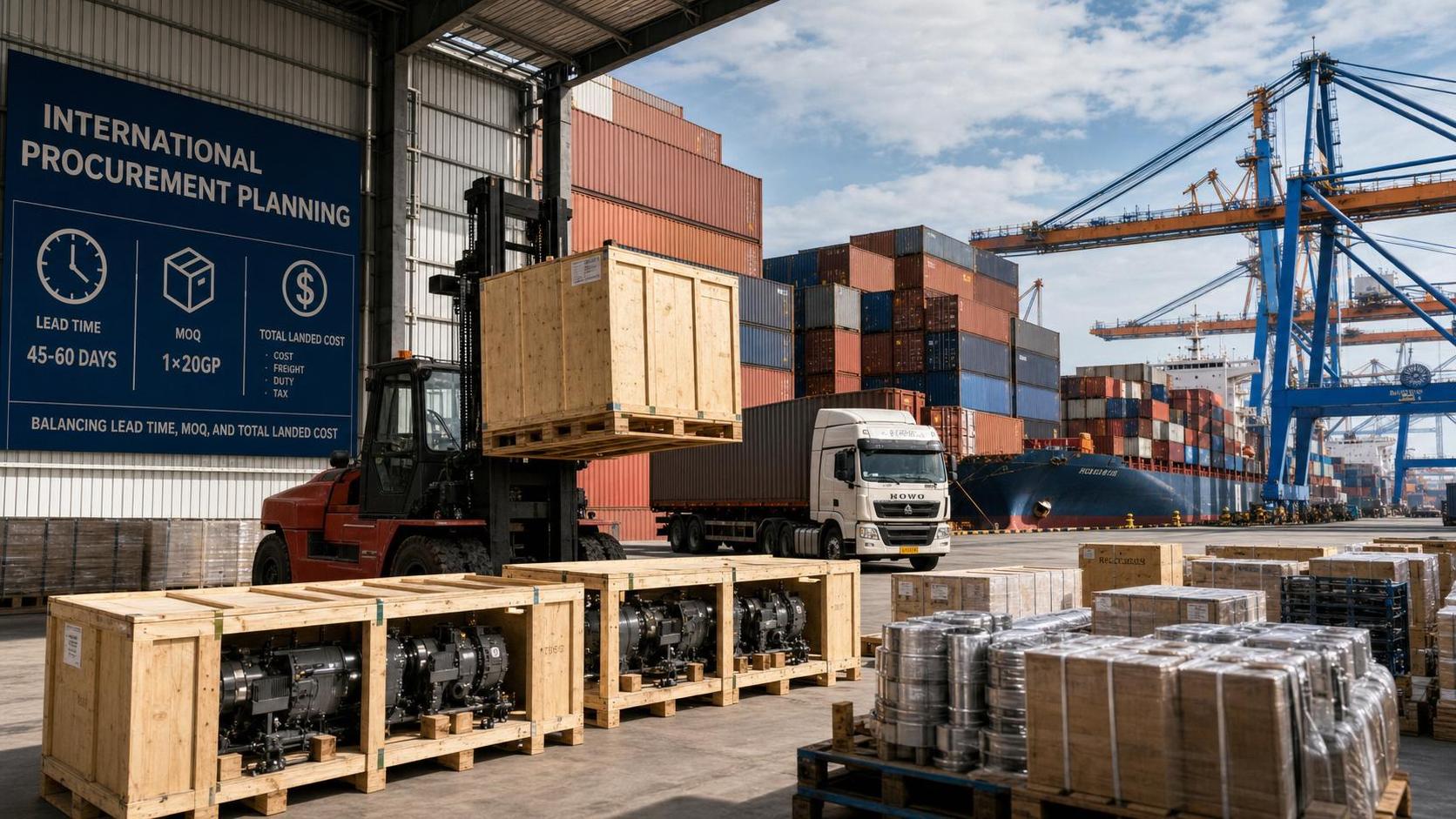 Procurement Planning for Importers: How to Balance Lead Time, MOQ, and Total Landed Cost
