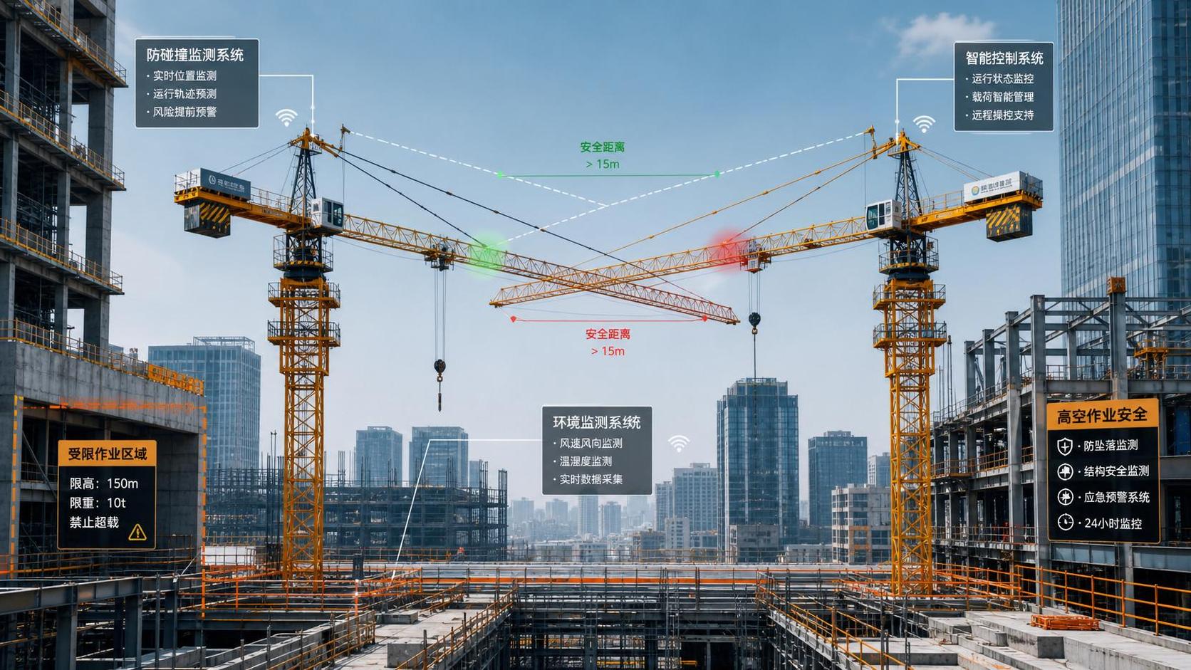 Crane Anti-Collision Systems for Tower Cranes: How They Work and What Safety Features Matter