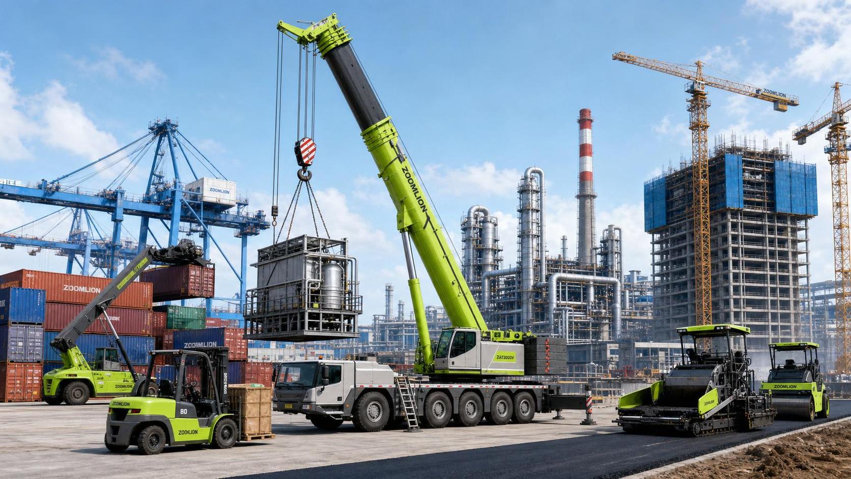 Heavy Lifting Equipment Applications: Which Machines Suit Ports, Plants, and Construction?