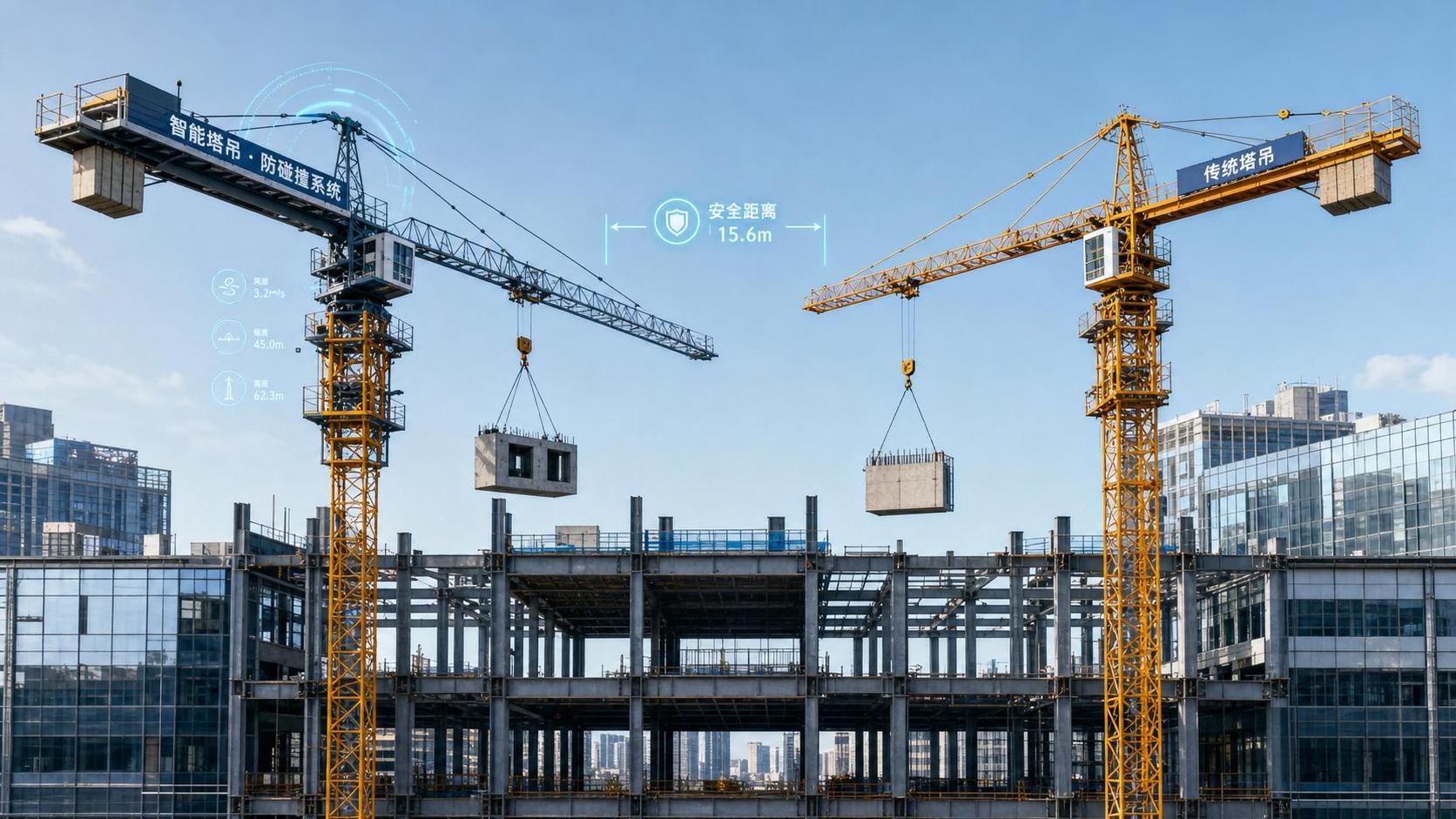 Smart Construction Cranes vs Conventional Tower Cranes: Which Features Improve Site Safety?