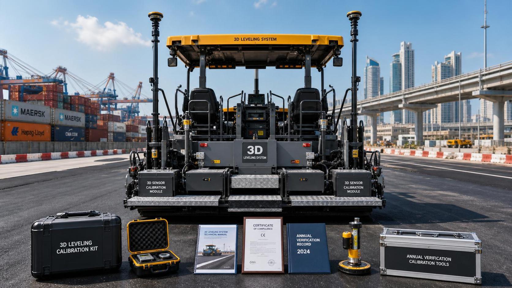 UAE Sets 3D Leveling Calibration Rule for Asphalt Pavers