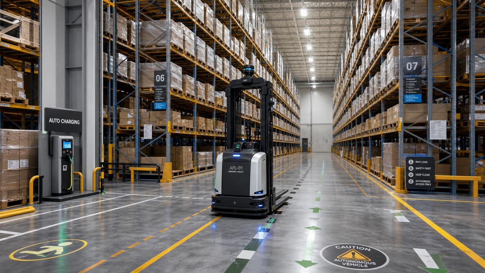 Autonomous Forklifts in Europe: Key Regulations, Safety Standards, and Site Readiness