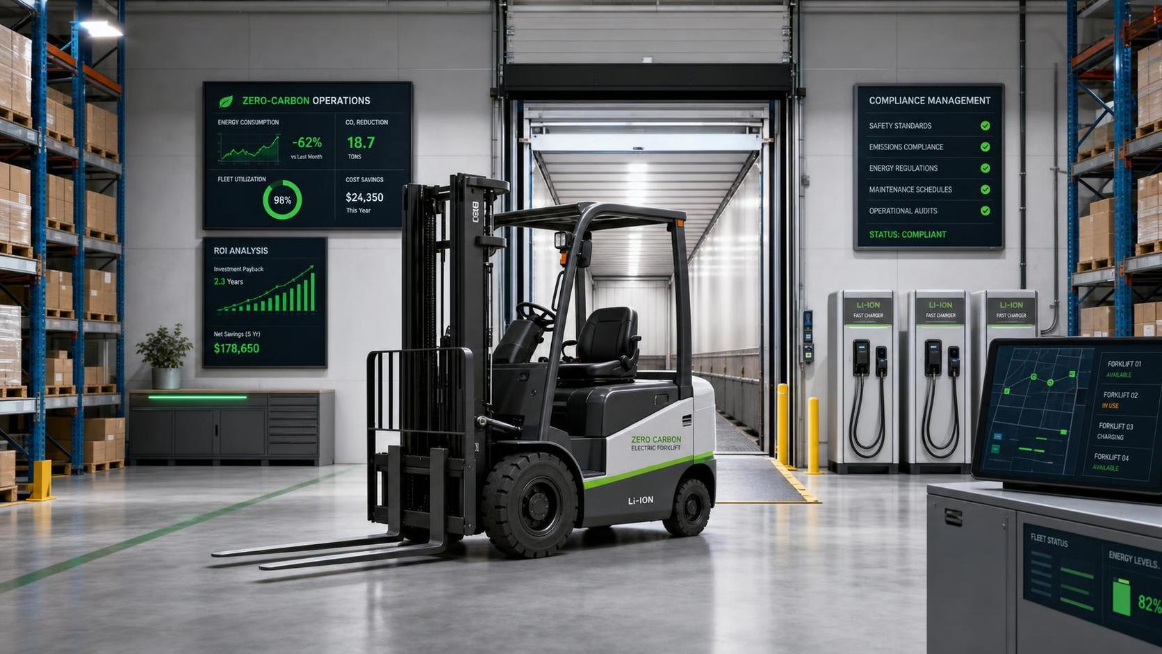 How to Evaluate a Zero-Carbon Forklifts Supplier for Cost, Compliance, and ROI
