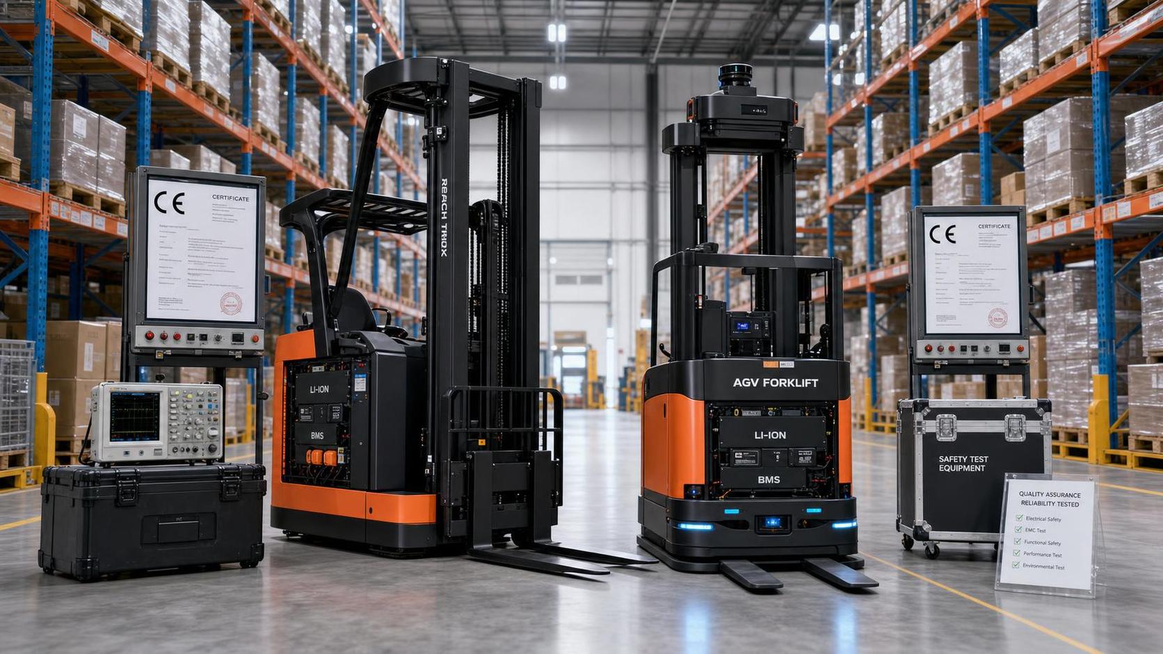 EU CE Rule Requires UL 2580:2026 BMS in Li-ion Forklifts
