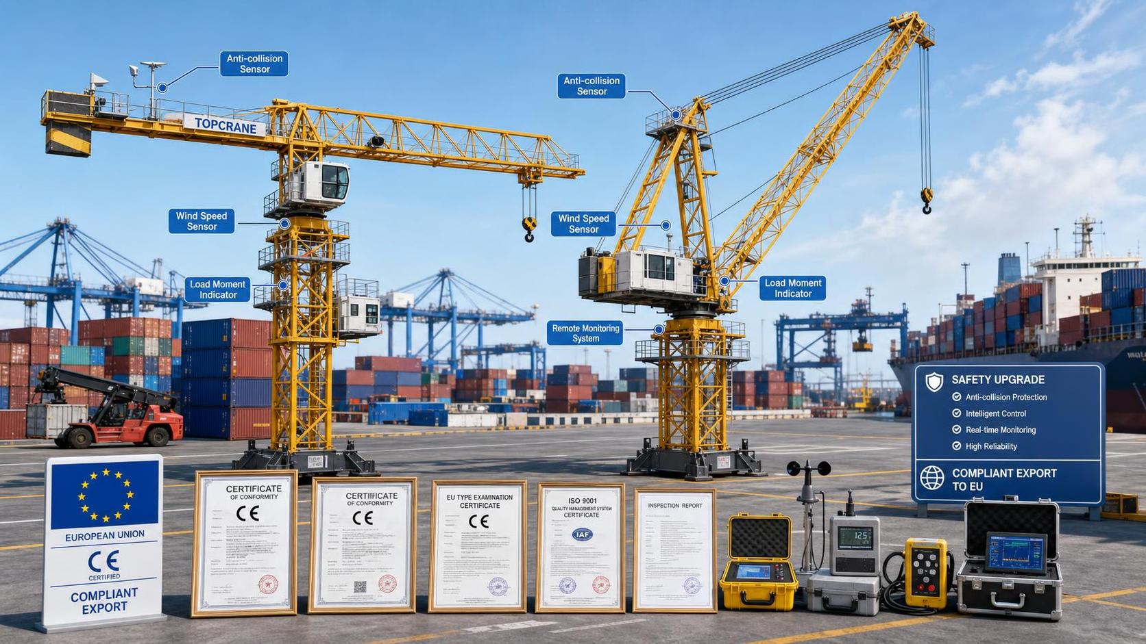 EU Rule Takes Effect on Tower Crane Imports