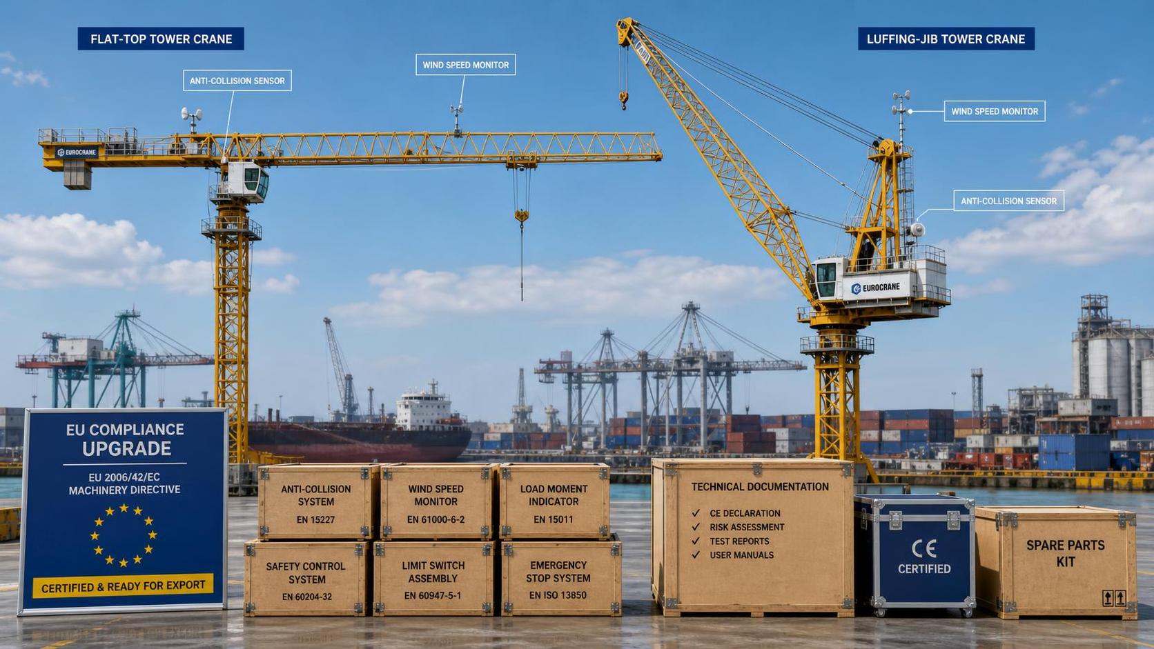 EU EN 13001-3:2026 Takes Effect for Tower Cranes