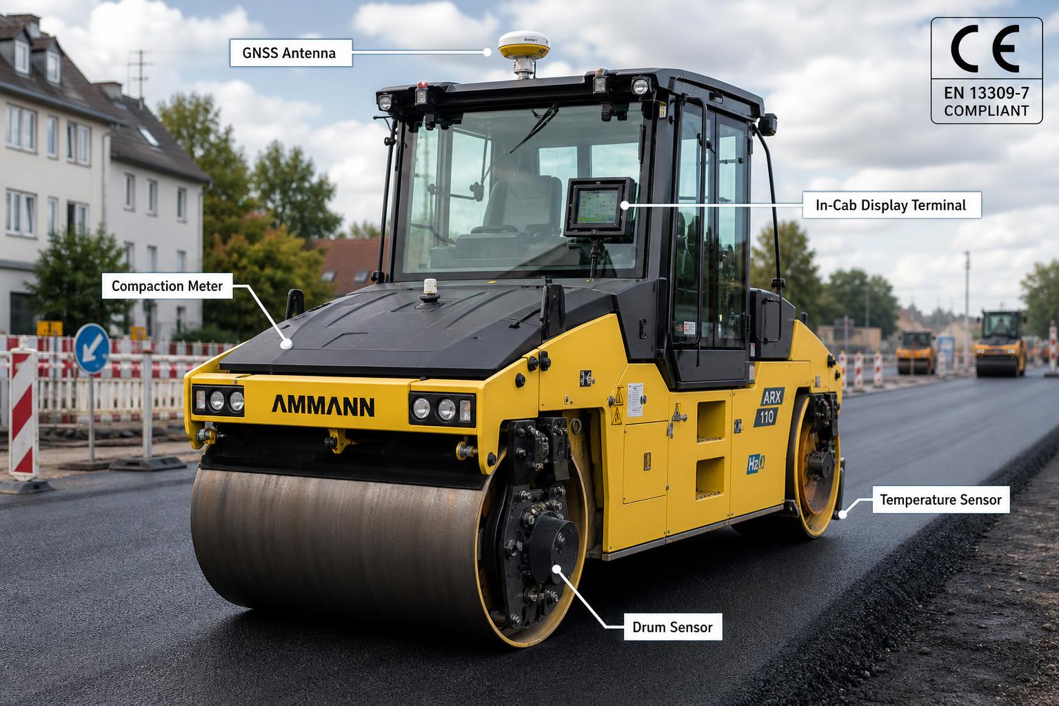 What CE Compliance Means for Compaction Monitoring Systems in EU Road Projects