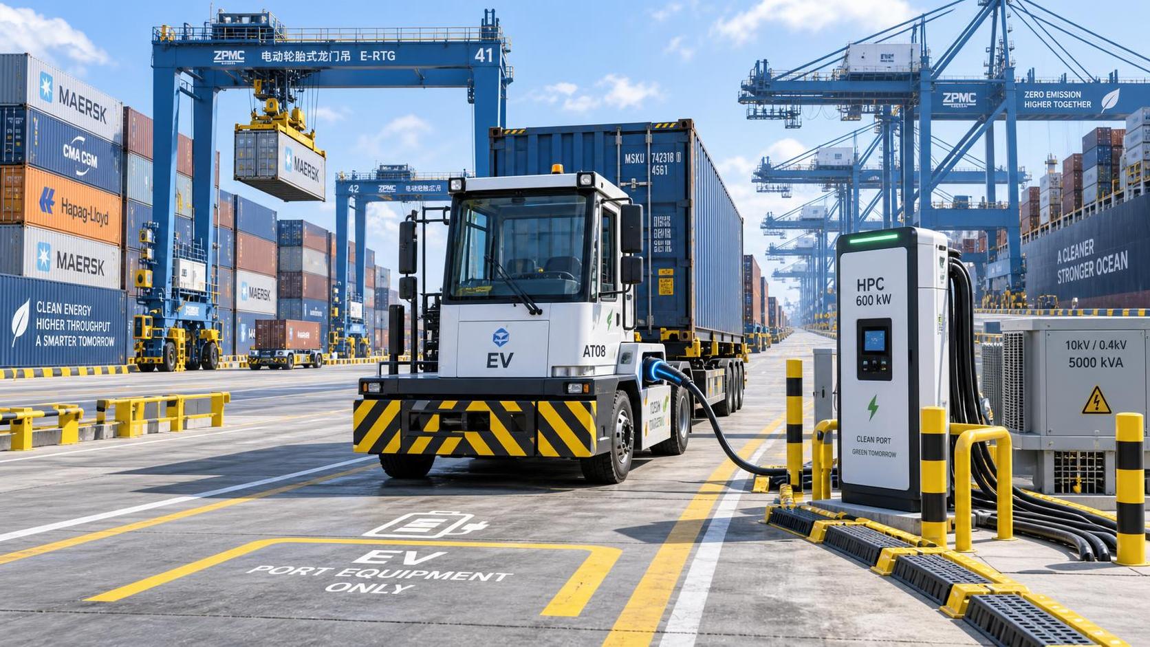 Port Equipment Electrification: Planning Charging Capacity Without Reducing Throughput