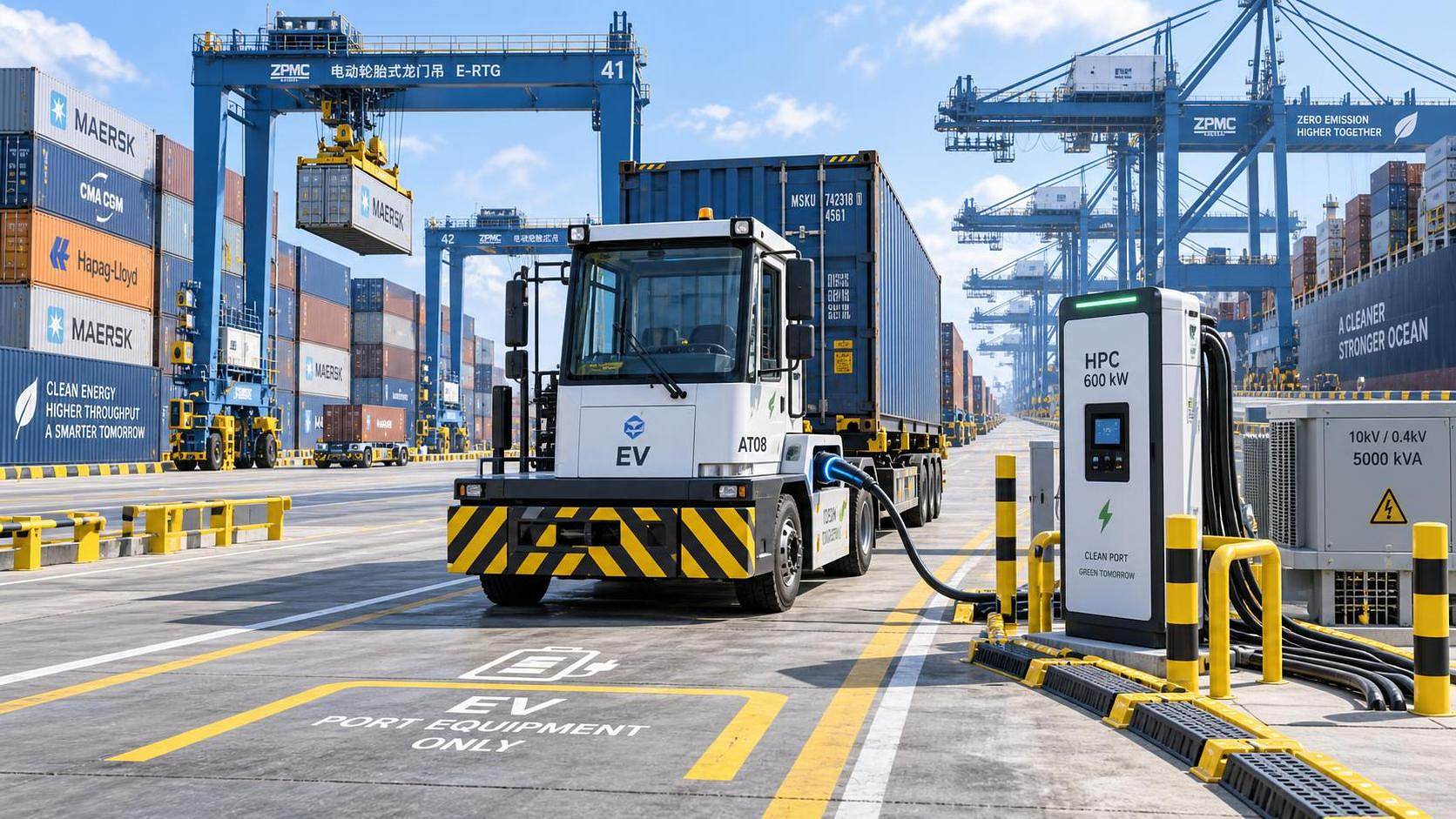 Port Equipment Electrification: Planning Charging Capacity Without Reducing Throughput Port Equipment Electrification: Planning Charging Capacity Without Reducing Throughput