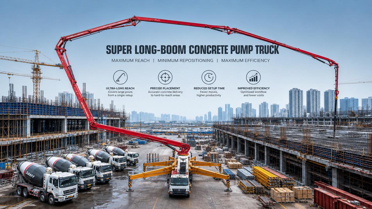 When Does a Long-Boom Concrete Pumping Setup Pay Off?