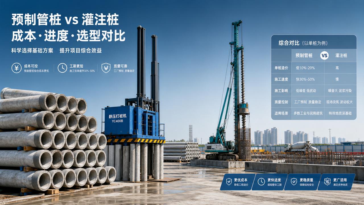 Prefabricated Pipe Piles vs Cast-in-Place: Cost and Schedule