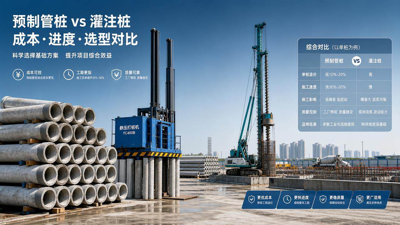 Prefabricated Pipe Piles vs Cast-in-Place: Cost and Schedule
