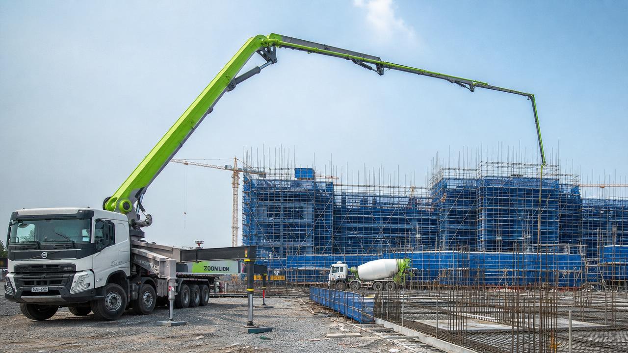 Concrete Pump Trucks: How Boom Reach Affects Jobsite Output