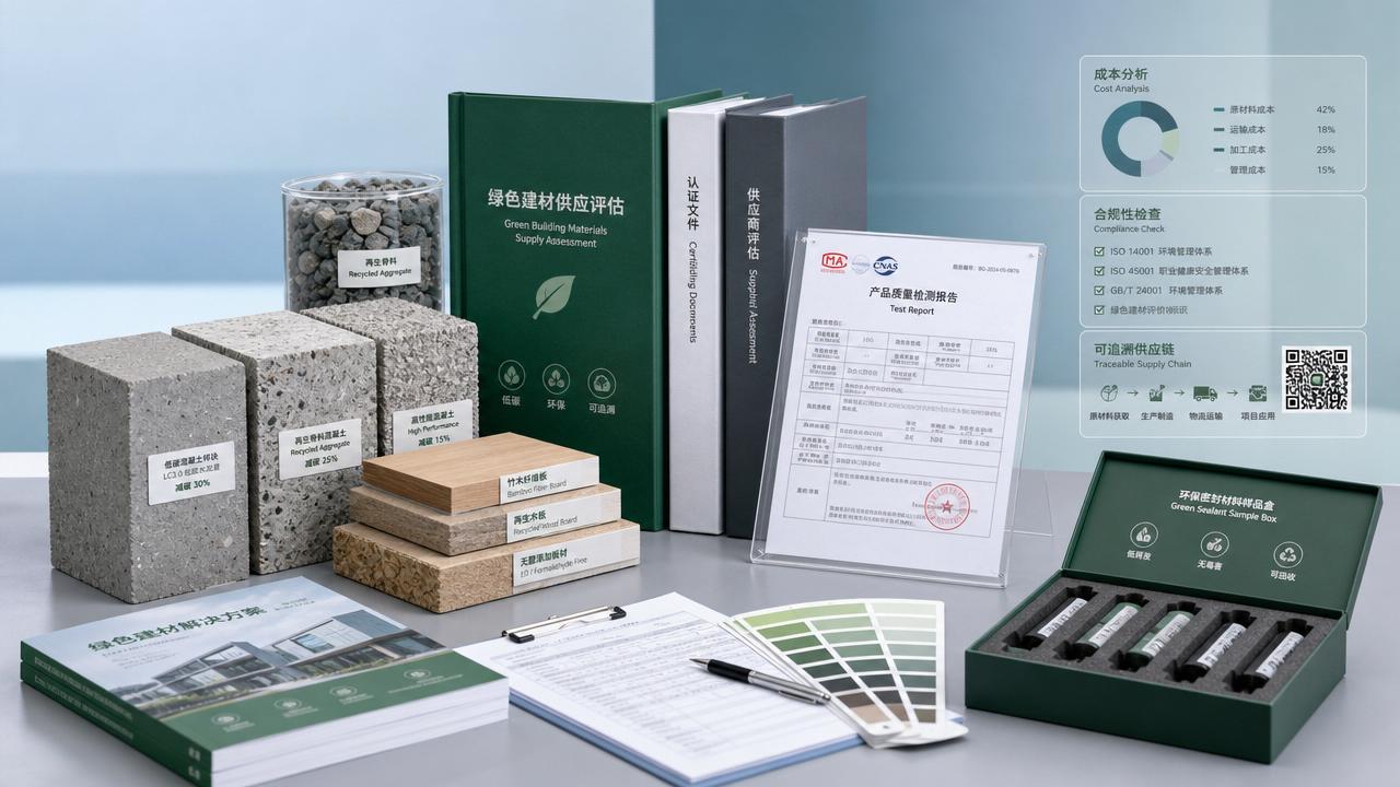How to Choose a Green Construction Materials Supplier for Cost and Compliance