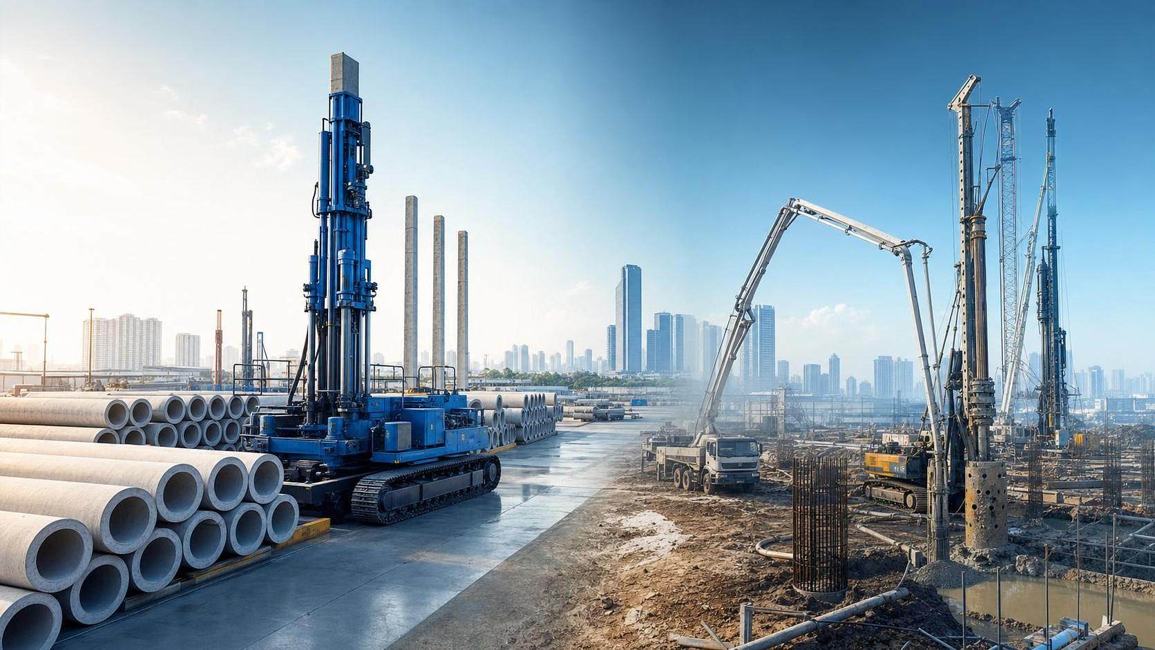 Prefabricated Pipe Piles vs Cast-in-Place: Cost and Site Trade-Offs