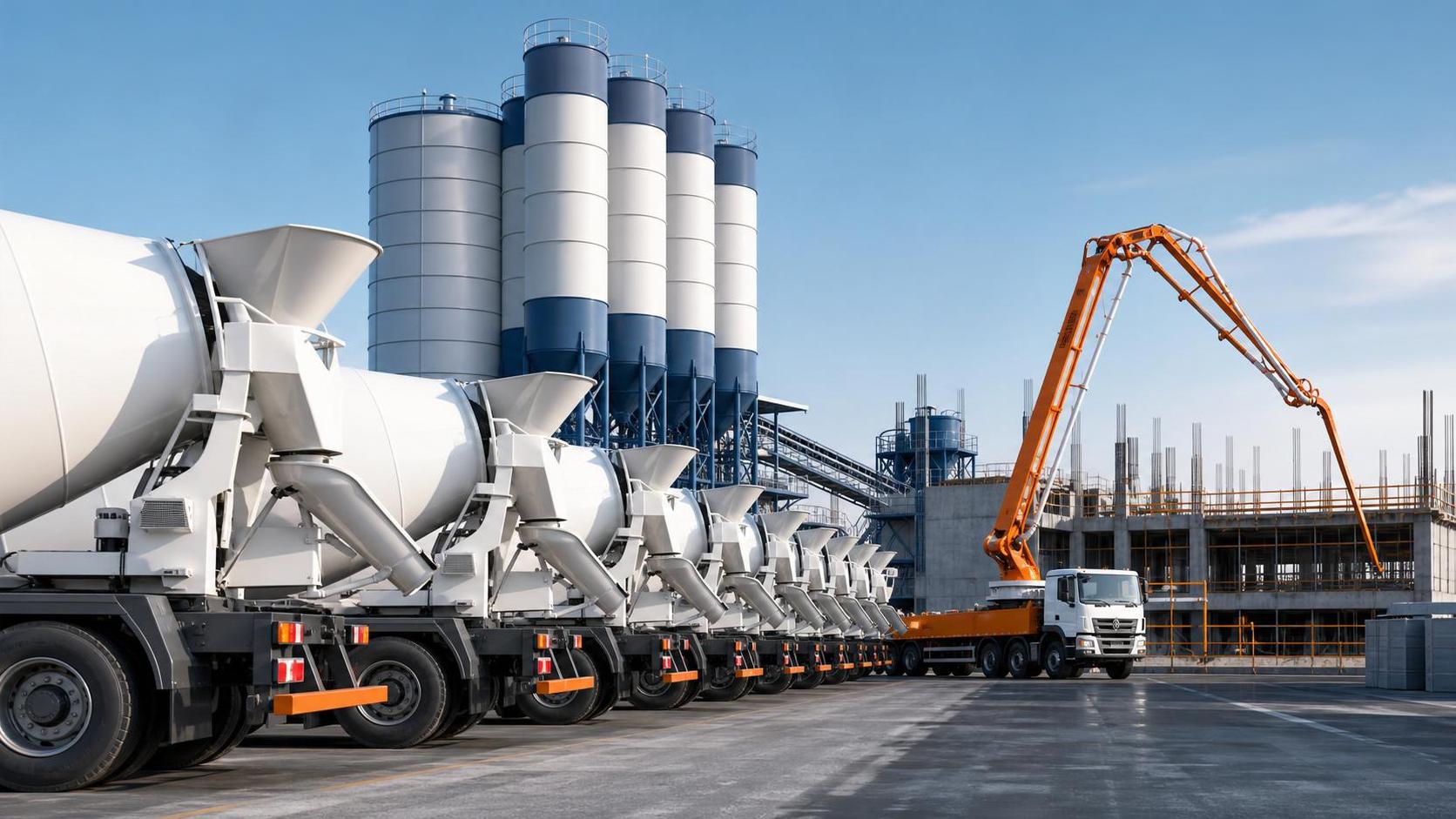 Concrete Mixer Trucks for Rent: Cost vs. Uptime