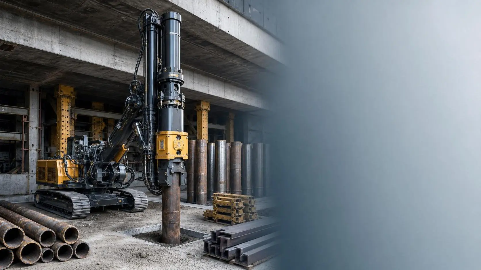 Underground Piling Solutions: Choosing the Right Hammer for Tight Access Sites