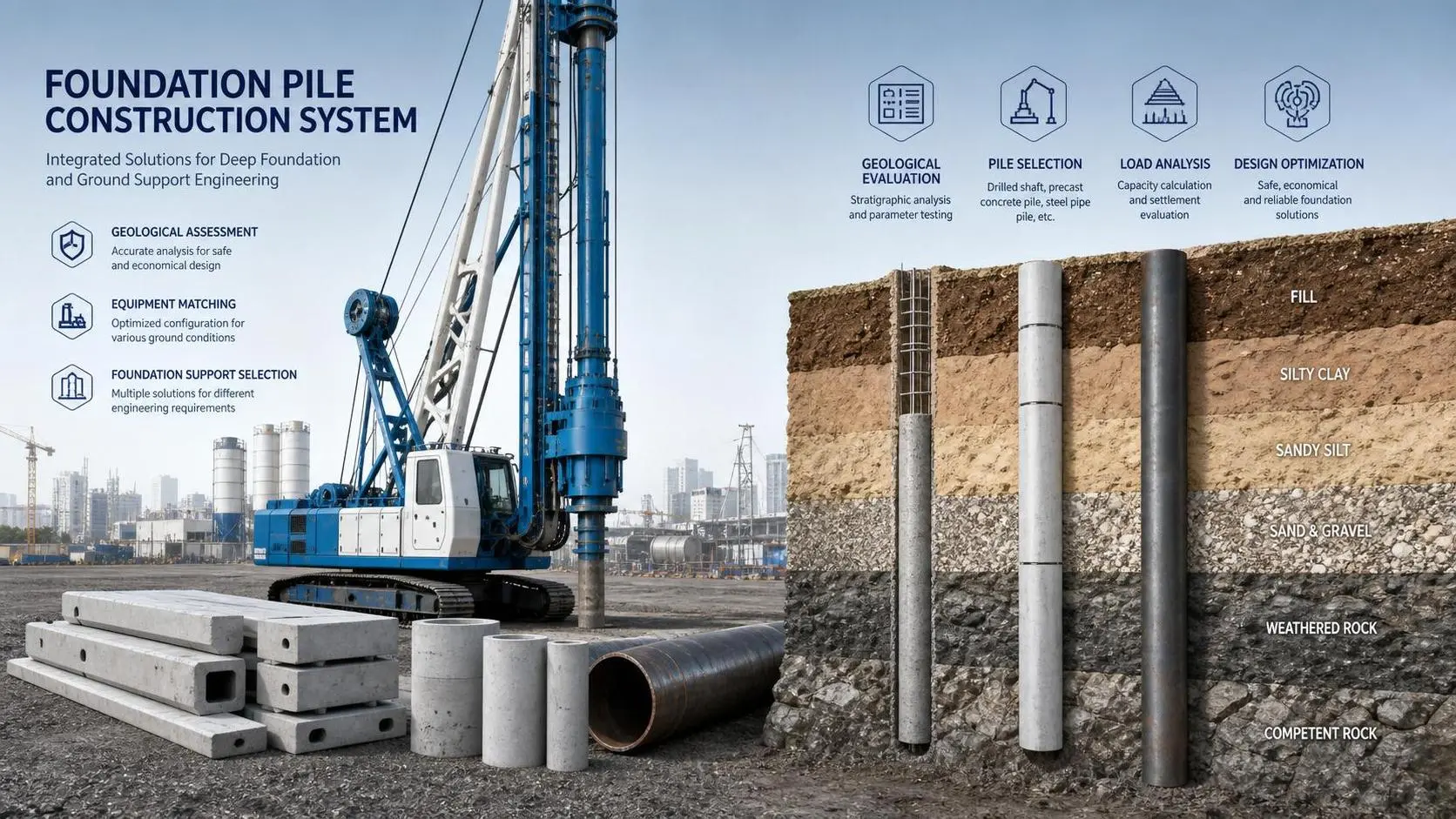 Foundation Piling Systems: Key Selection Criteria for Stable Ground Support