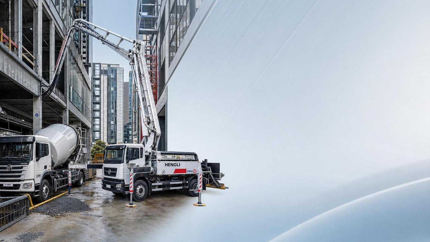 Technical Comparison for Construction Equipment in Tight-Site Concrete Work