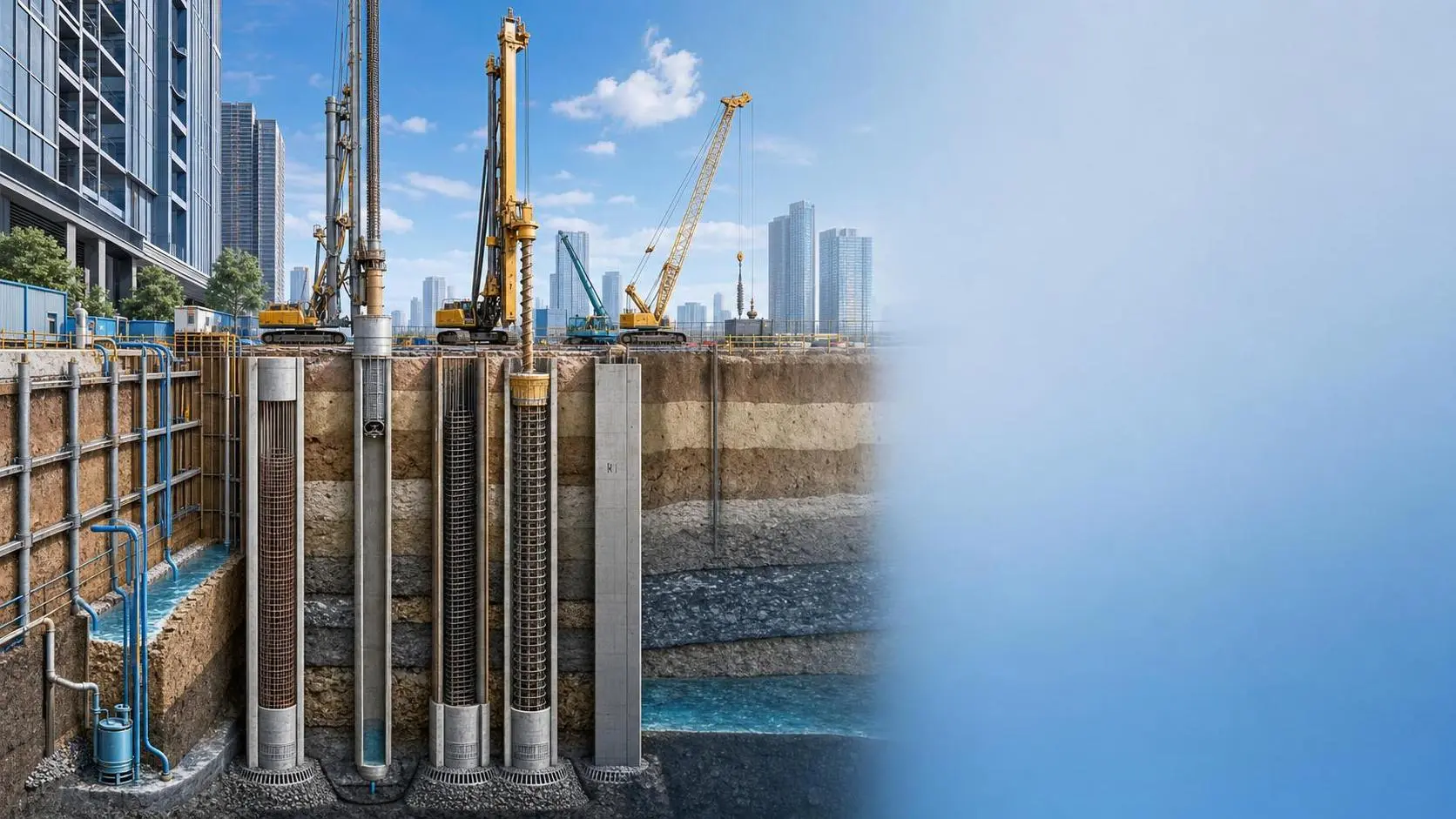 Underground Piling Solutions for Basements: Choosing Methods by Soil and Depth