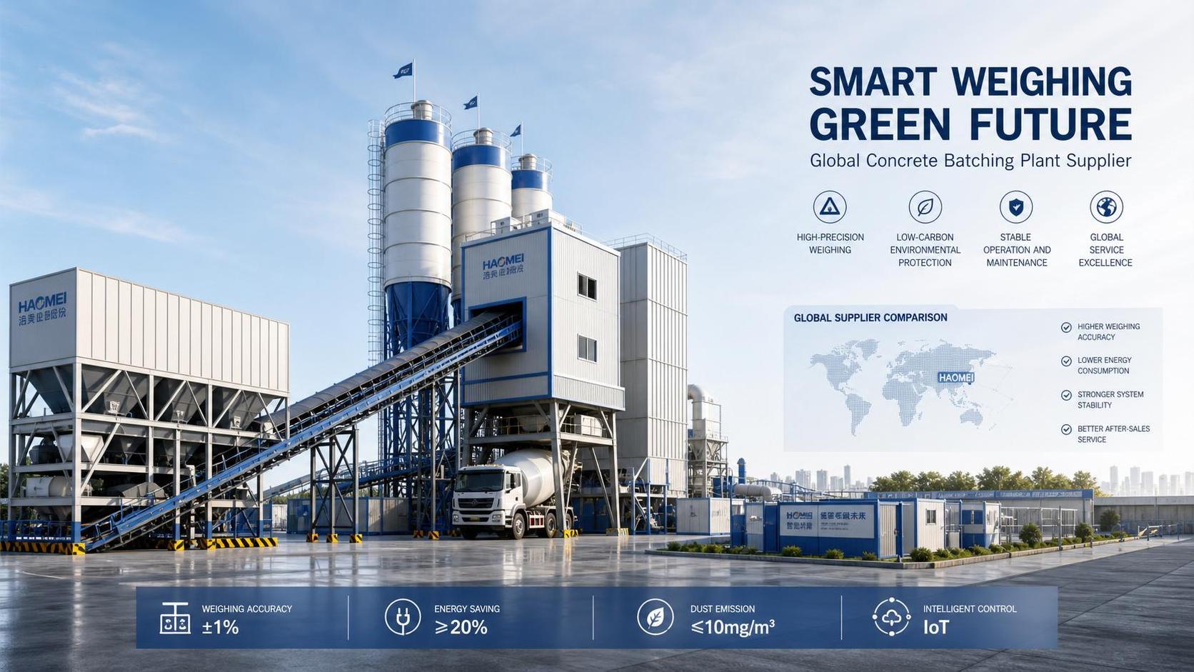 How to Compare Concrete Batching Worldwide Suppliers in 2026