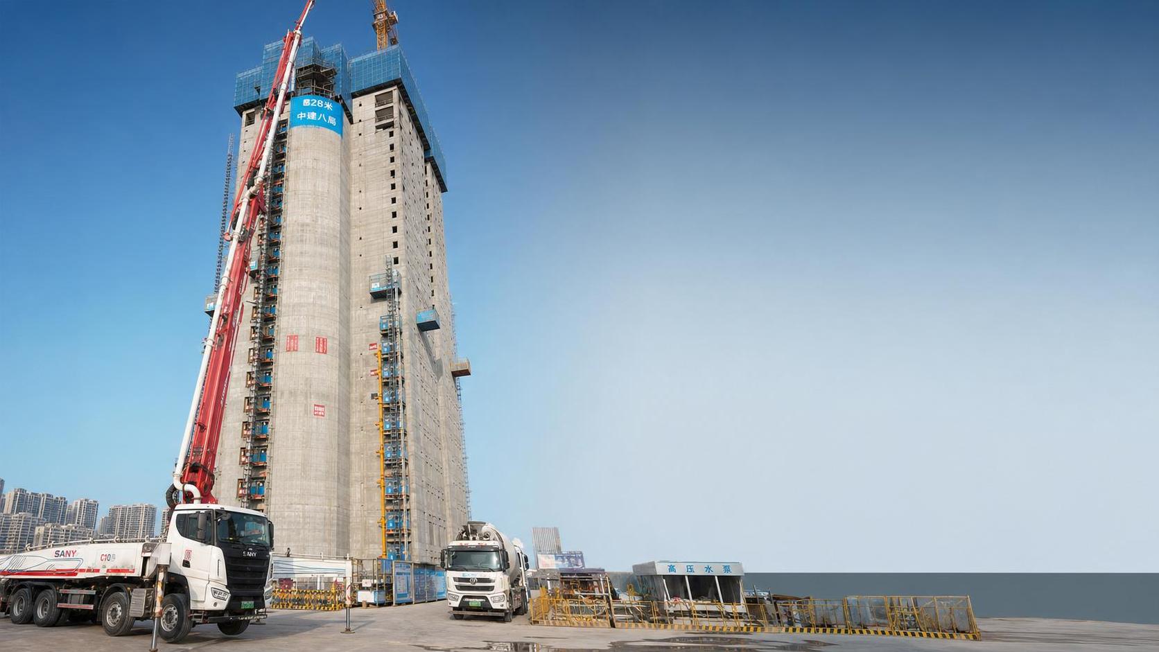 High Rise Concrete Pumping: What Limits Output Above 200 Meters?