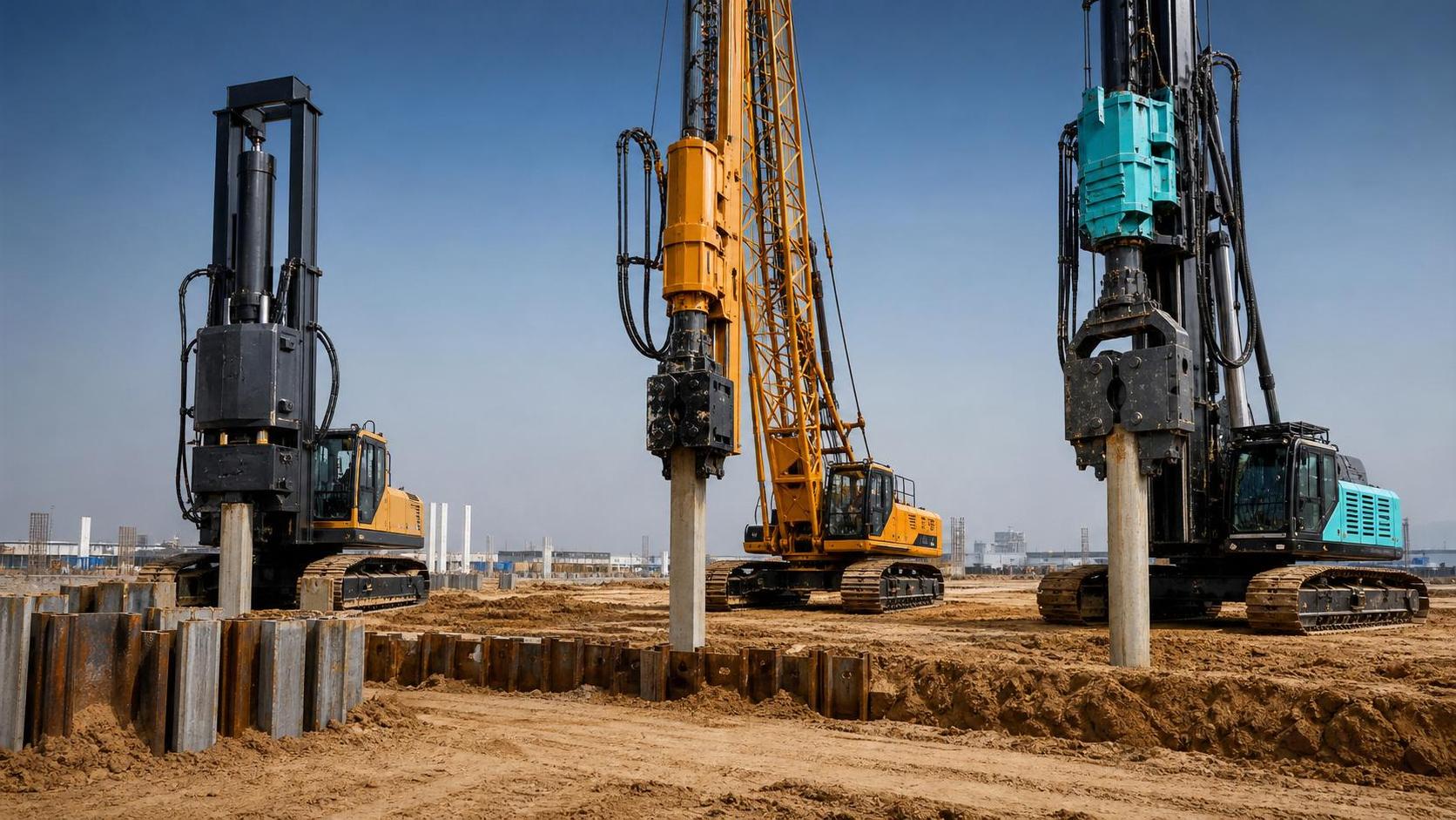 Foundation Piling Equipment Selection: Static, Hydraulic, or Vibratory?