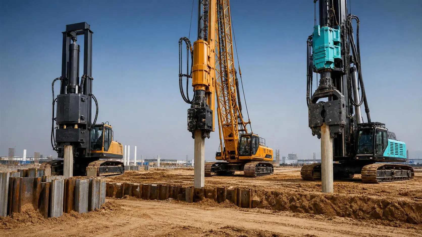 Foundation Piling Equipment Selection: Static, Hydraulic, or Vibratory?