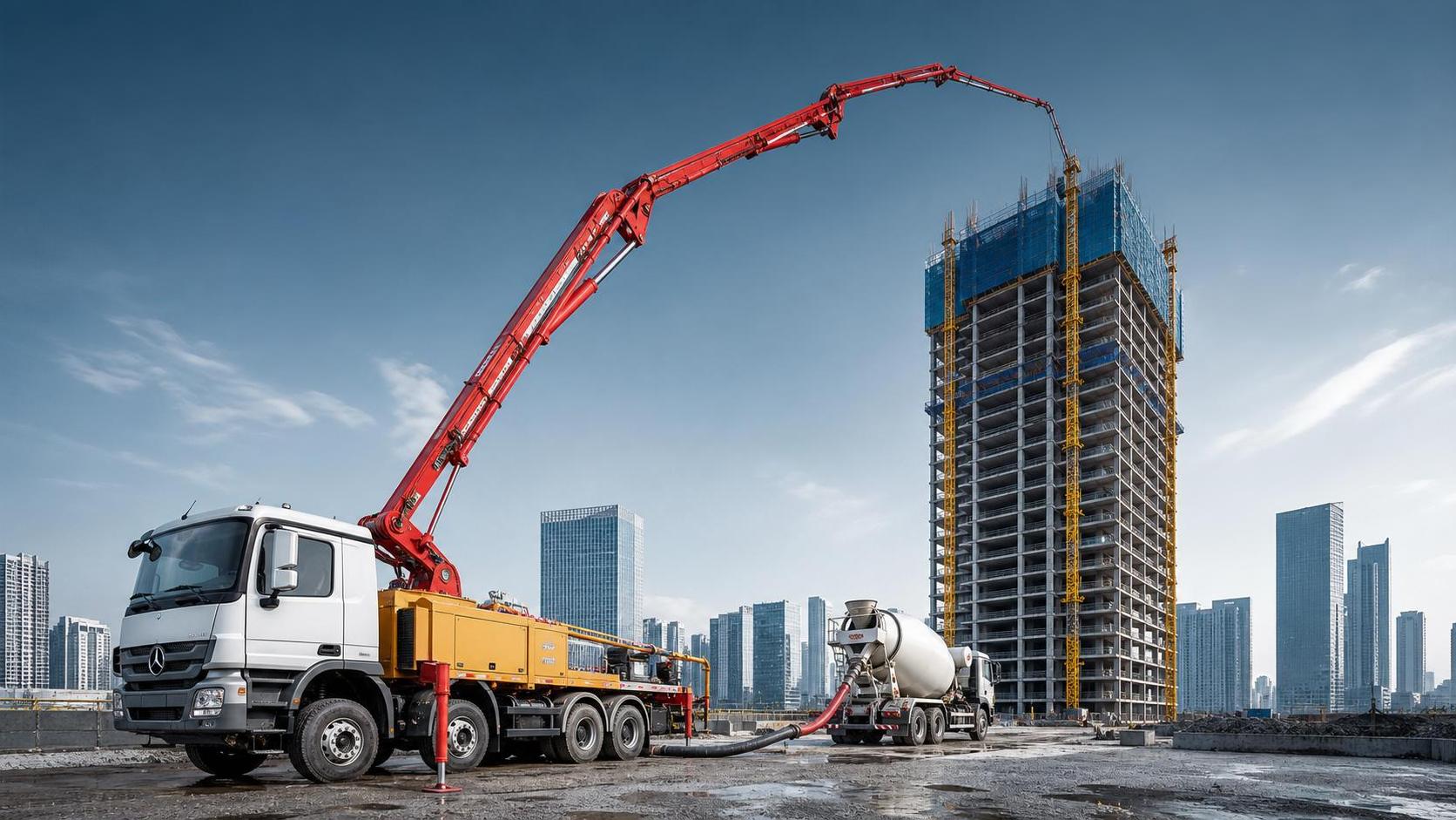 How to Choose a Concrete Pump Truck for High-Rise Projects