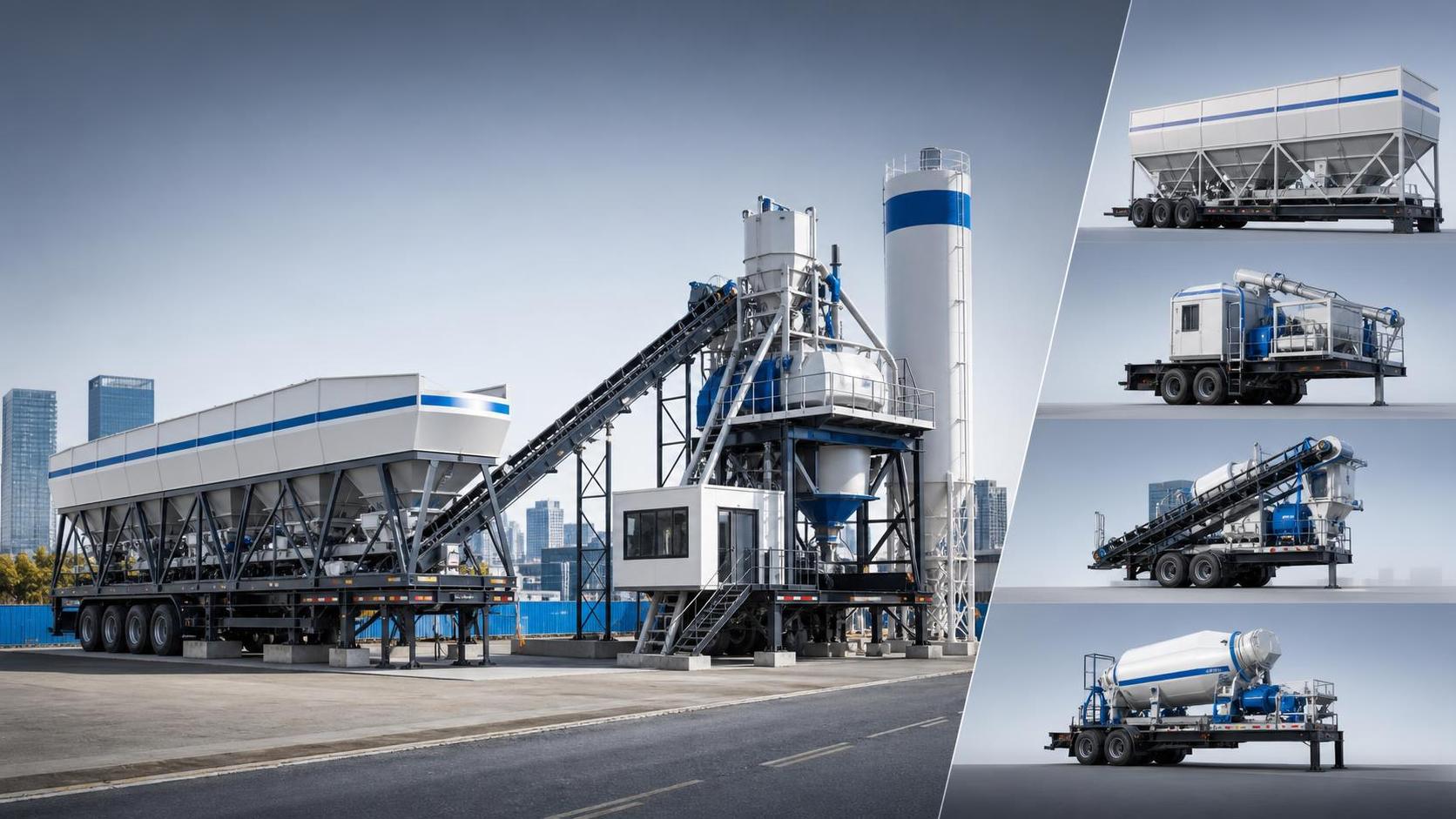 Equipment Selection Resources for Comparing Mobile Batching Plant Output, Site Access, and Setup Time