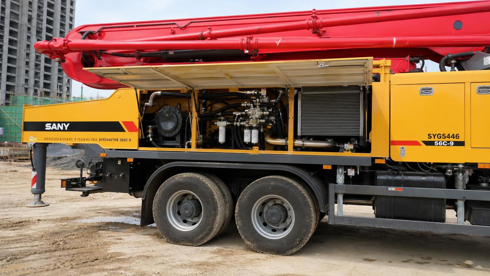How Long Does a Concrete Pump Truck Hydraulic System Typically Last?