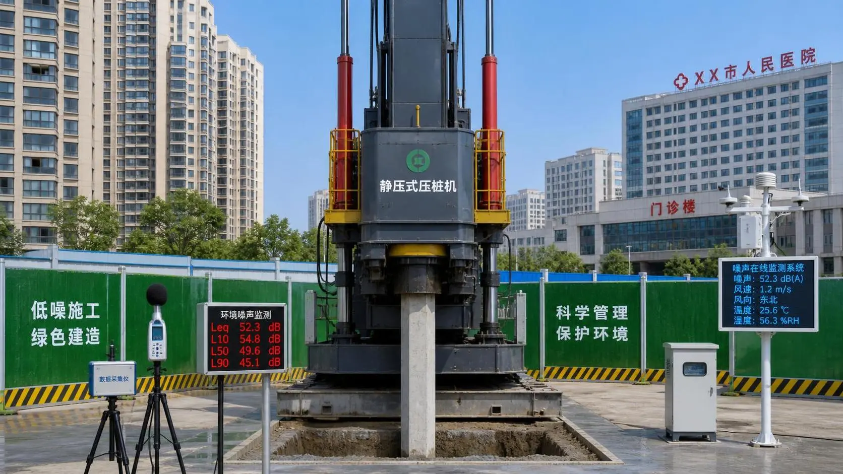 What Are the Noise Limits for Static Pressing Piling in Urban Areas?