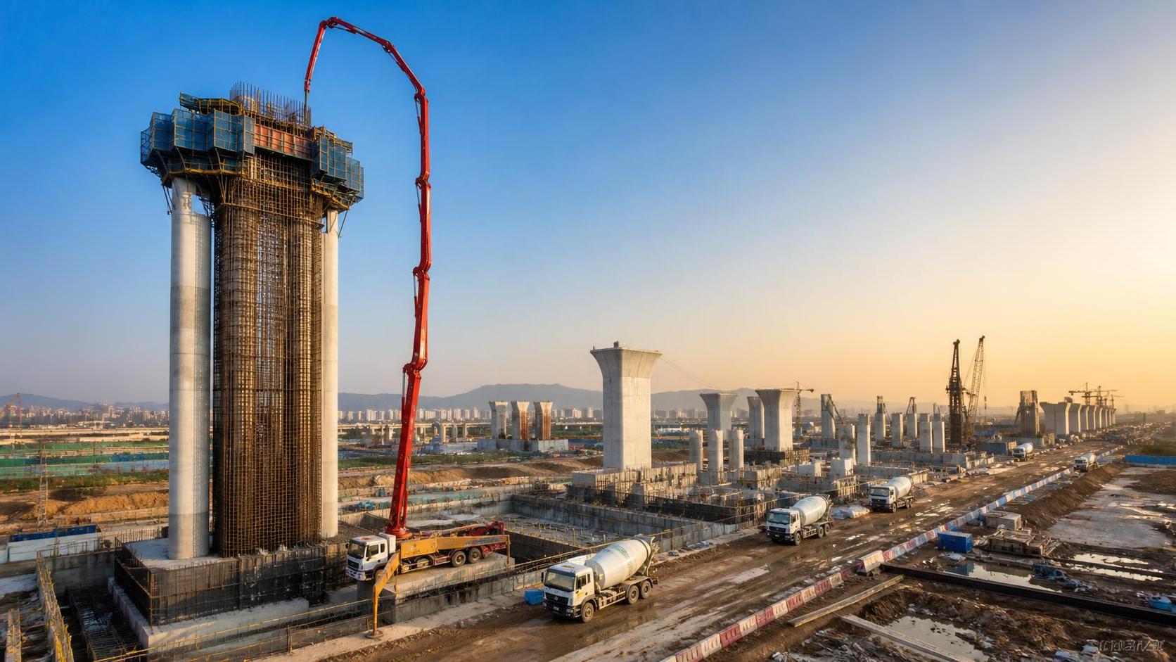 How to estimate concrete volume for mega civil engineering projects