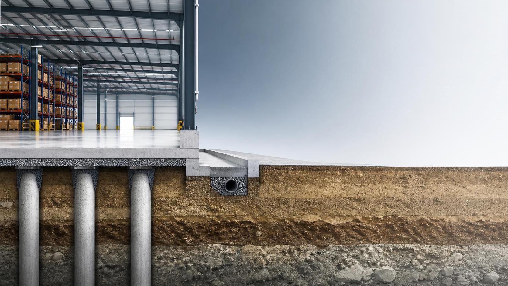 How soil conditions shape foundation engineering for warehouses
