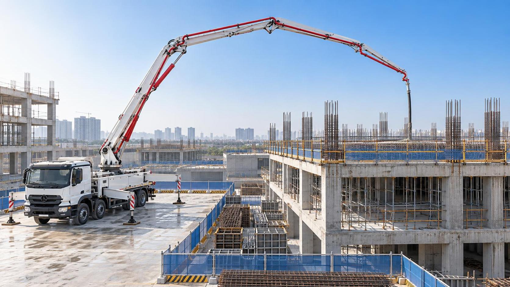 What boom length should a truck mounted concrete pump truck have? What boom length should a truck mounted concrete pump truck have?
