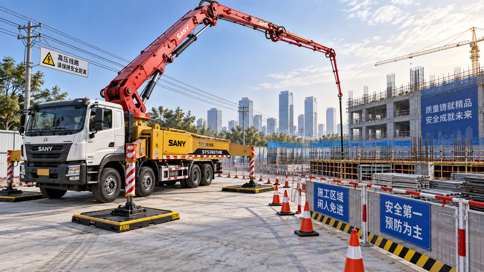 Construction safety solutions that reduce pump truck setup risks