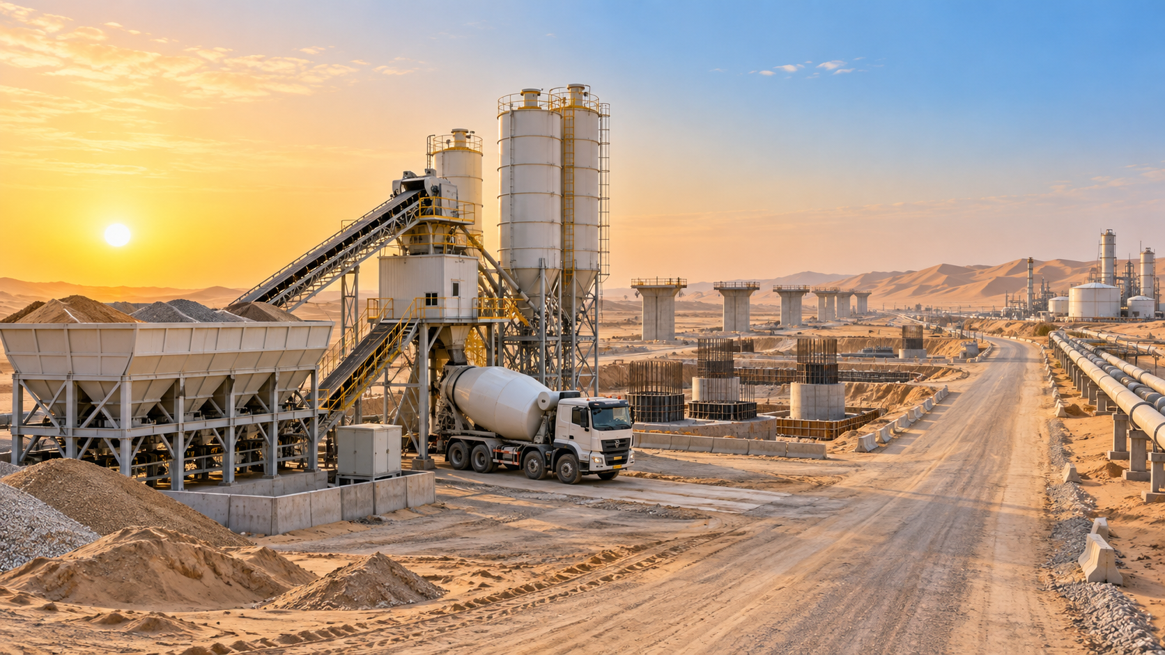 When do mobile batching plants make sense for Middle East projects?