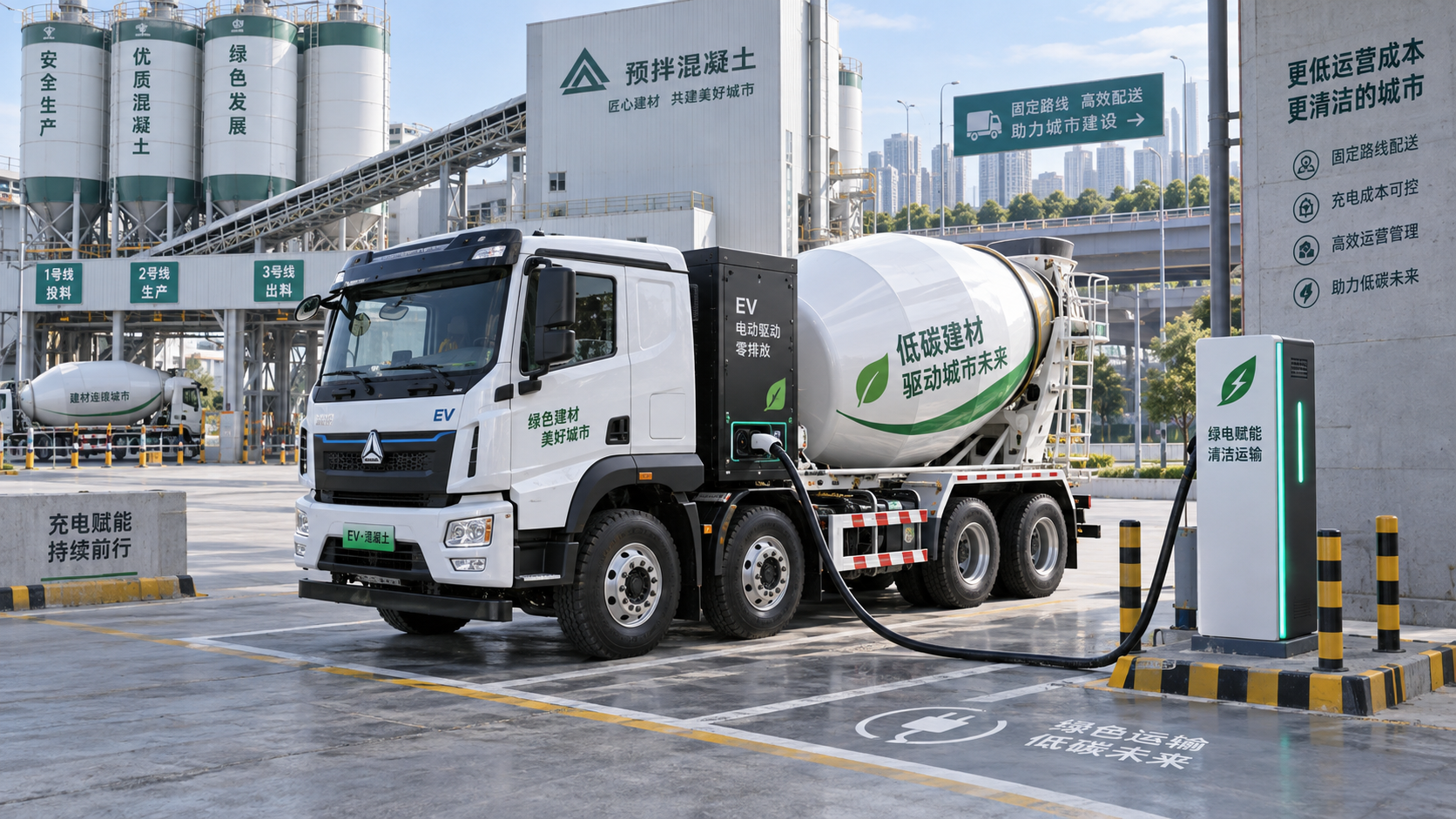 How to estimate the operating cost of an electric concrete mixer truck