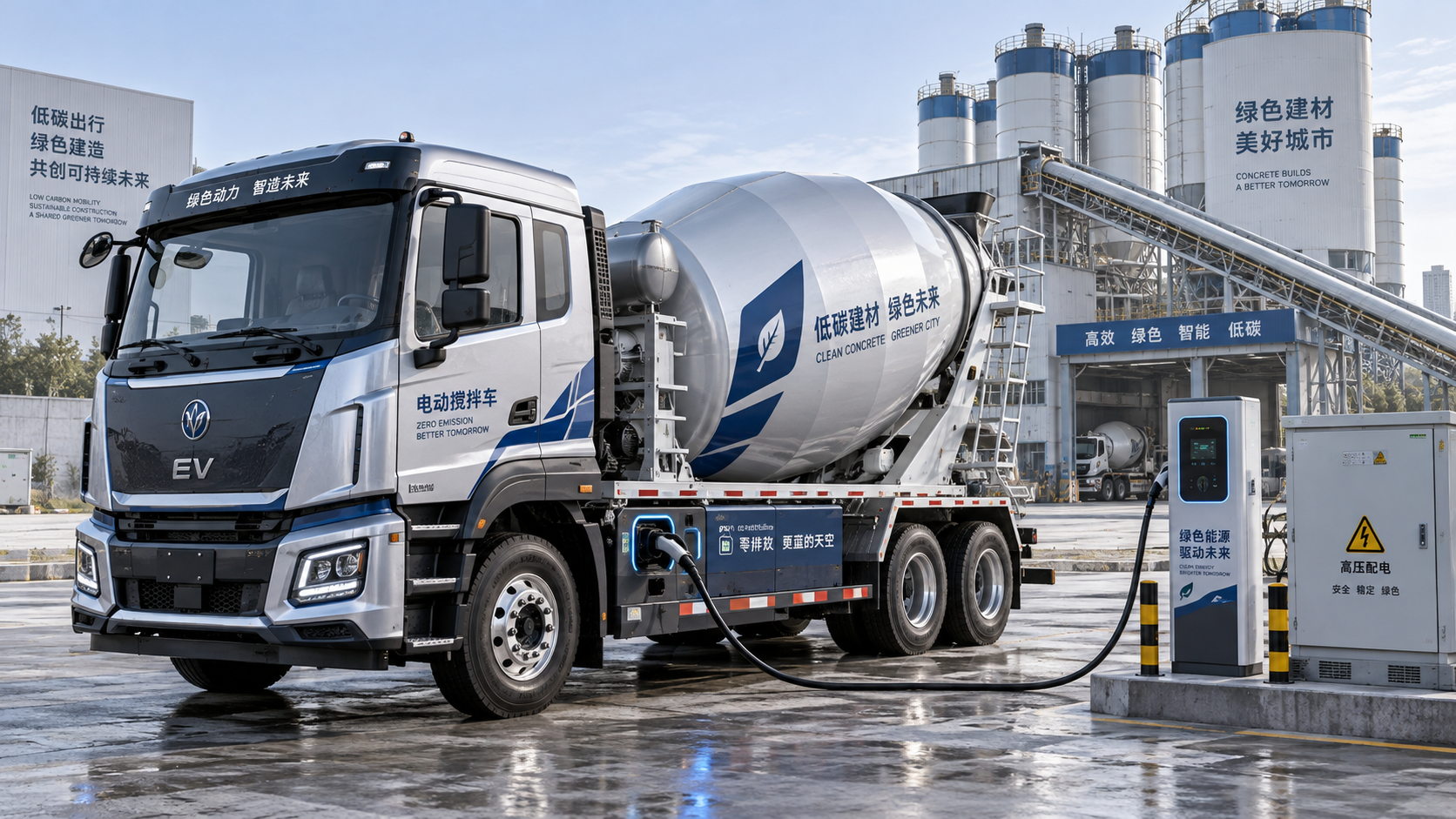 How long does an electric low-carbon mixer truck take to pay for itself?