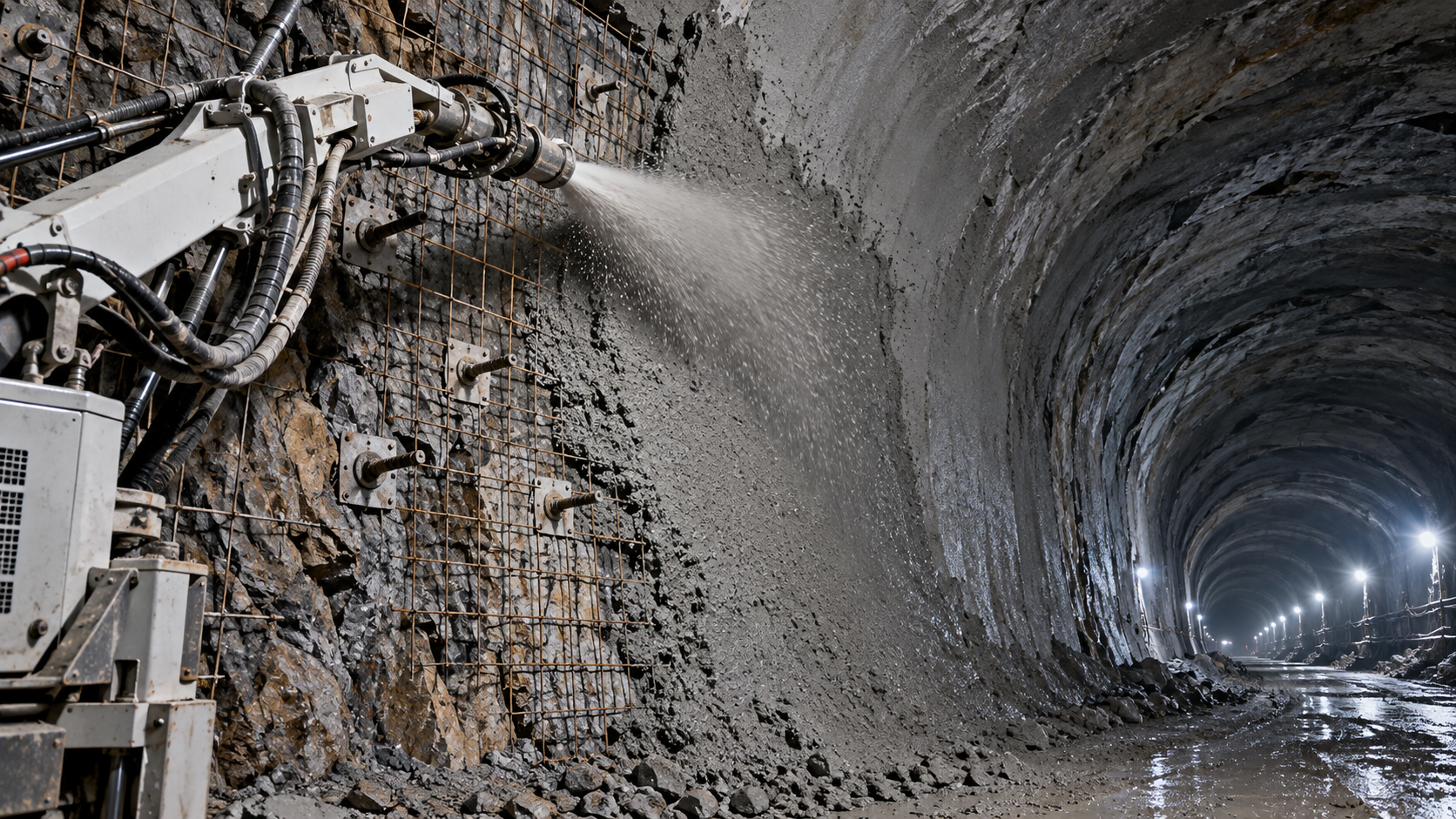 When to use shotcrete in underground construction support systems When to use shotcrete in underground construction support systems