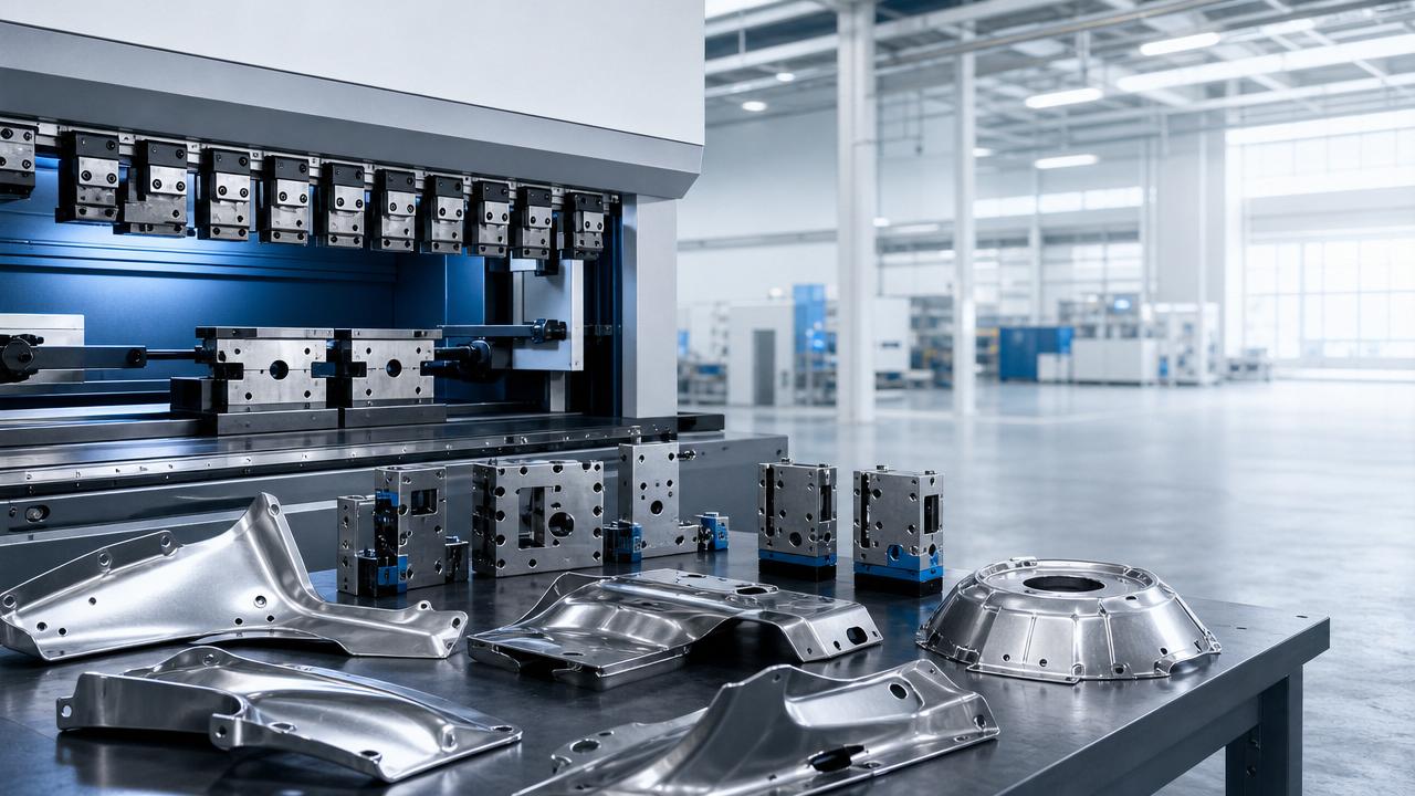 When does flexible sheet metal forming beat hard tooling?