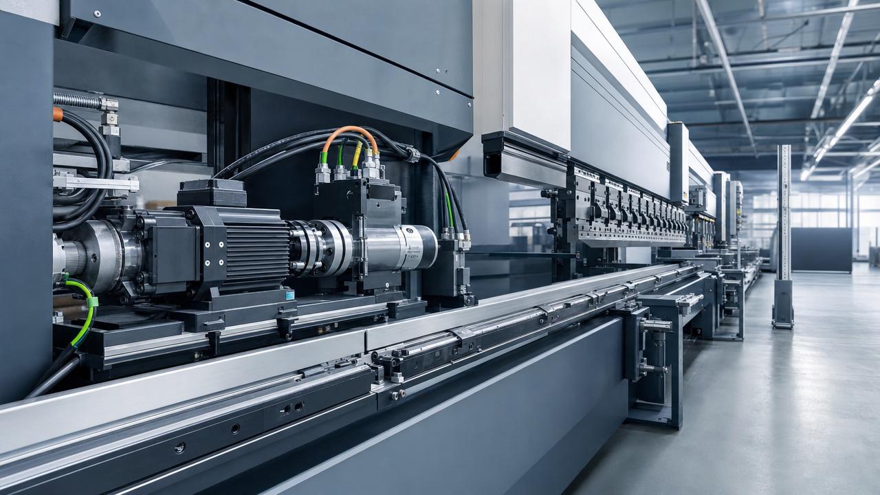 What makes all-electric servo drives easier to maintain?