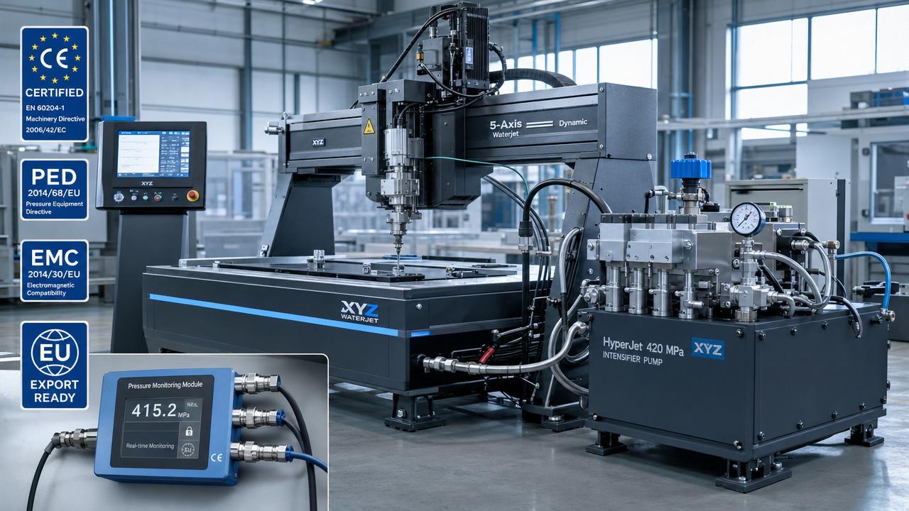 EU May Mandate Real-Time Pressure Monitoring for Waterjet Pumps