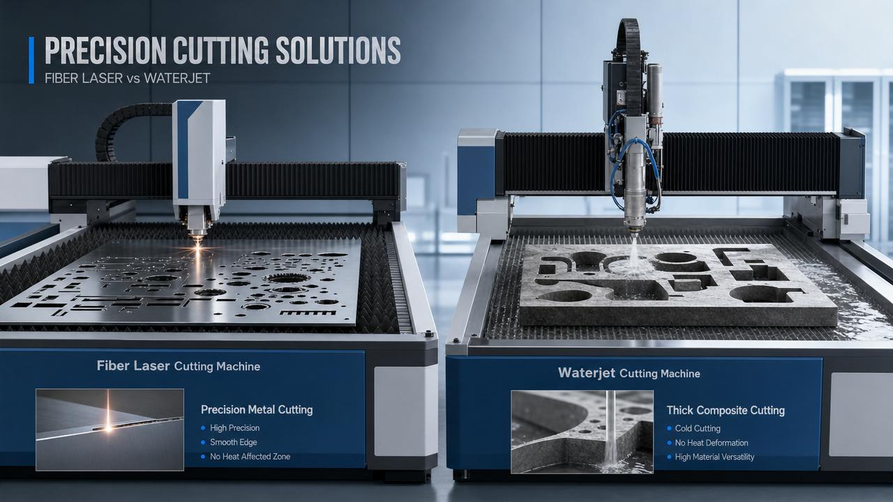 Laser Cutting Machines vs Waterjet Cutters: Which Fits Precision Parts Better?